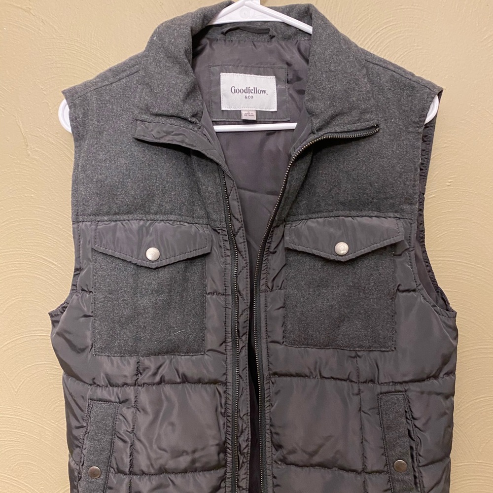 Men’s GoodFellow & Co Grey Pocket Vest